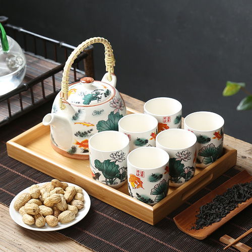 功夫茶香盈滿室，簡約青花伴清歡——匠心特制陶瓷茶具套裝