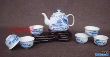 景德鎮(zhèn)8頭手繪功夫茶具青花瓷 京華珍藏的藝術(shù)品味